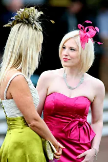 Racegoers At The Races