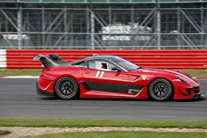 Track Prints: Red Car 11 Ferrari 599xx Car