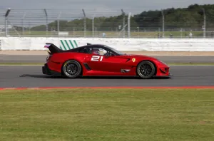 Track Prints: Red Car 21 Ferrari 599xx Car