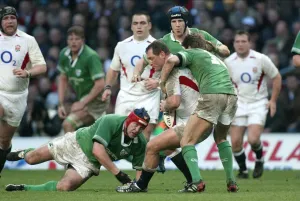 Richard Hill, Ronan O Gara & Anthony Foley