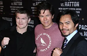Manny Prints: Ricky Hatton, Mark Wahlberg, Manny Pacquiao