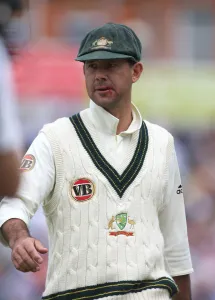 Mouth Prints: Ricky Ponting With A Bloody Mouth