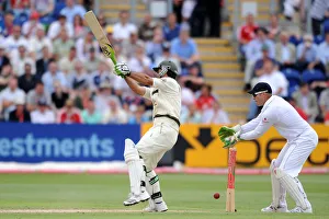Ponting Prints: Ricky Ponting Is Bowled By Monty Panesar