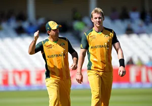 Ponting Prints: Ricky Ponting & Brett Lee