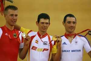 Roger Kluge, Joan Llaneras & Chris Newton