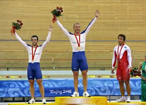 Ross Edgar, Chris Hoy & Kiyofumi Nagai