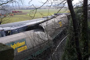 Scene Of Selby Rail Crash