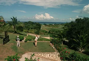 Jamaica Prints: Scenic View Off The Eighth Tee