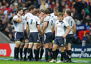 Players Prints: Scotland Players After Conceeding 2nd Try