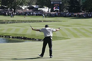 Mickelson Prints: Sergio Garcia Sinks Match Winning Putt Against Mickelson