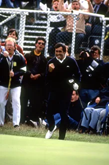 1988 Prints: Seve Ballesteros On 18th Green