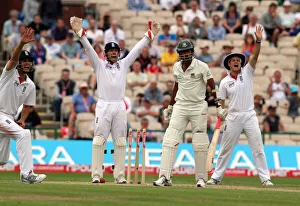 Bangladesh Prints: Shahadat Hossain Is Out Lbw As England Celebrate