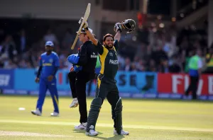 Lanka Prints: Shahid Afaridi Celebrates Victory After Scoring Winning Run