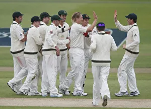 Shane Prints: Shane Watson Celebrates Getting 6 Wickets