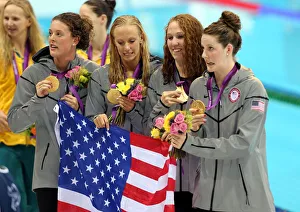Shannon Vreeland, Dana Vollmer, Allison Schmitt & Missy