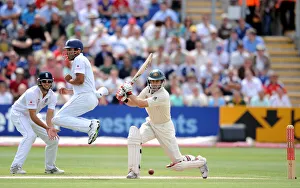Past Prints: Simon Katich Bats Past Ravinder Bopara