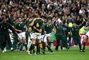 South Africa Celebrate World Cup Win