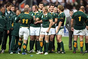 South Africa Celebrate World Cup Win