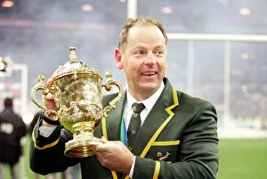 South Africa Coach Jake White With World Cup
