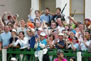 Spectators Celebrating