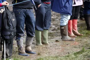 Spectators In The Mud