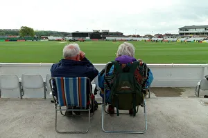 Riverside Prints: Spectators At The Riverside