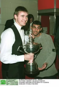 Naseem Prints: Stephen Hendry and Prince Naseem
