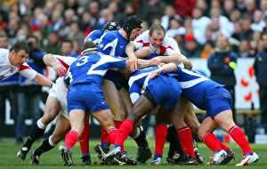 Scrum Prints: Steve Borthwick In The Scrum