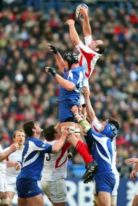 Steve Borthwick Wins Line-Out