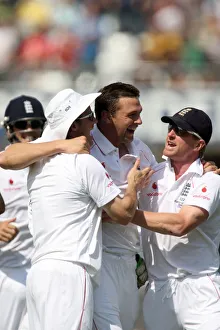 Harmison Prints: Steve Harmison, Andrew Strauss & Collingwood Celebrate St