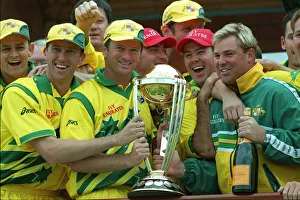 Steve Waugh Leads Aussie Celes