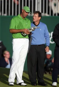 Turnberry Prints: Stewart Cink With Tom Watson