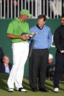 Stewart Cink With Tom Watson