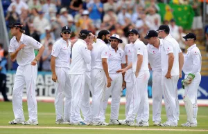 Stuart Broad, Alastair Cook, Monty Panesar, Ravinder Bopara Stuart Broad, Alastair Cook, Monty Panesar, Ravinder Bopara