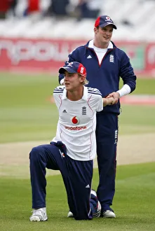 Trent Prints: Stuart Broad & Andrew Strauss