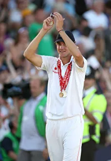 Series Prints: Stuart Broad Holds The Ashes