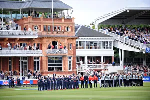 Team Line Ups & National Anthems