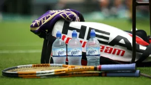 Art Or Moody Prints: Tennis Bag & Racket
