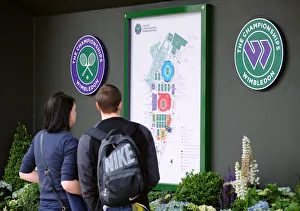 Genral View Prints: Tennis Court Layout & Map
