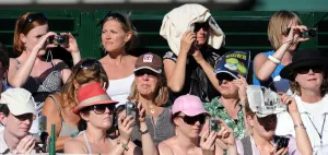 Art Or Moody Prints: Tennis Fans Photograph Game