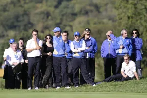 Tense Moments On The 15th Green