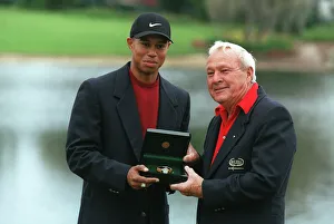 Tiger Woods & Arnold Palmer Tiger Woods & Arnold Palmer
