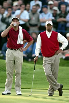 Caddie Prints: Tiger Woods & Caddie
