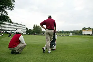 Tiger Woods & Caddie