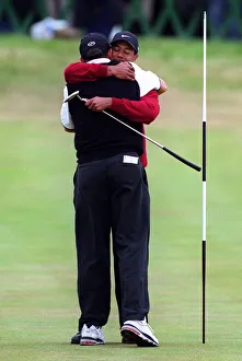 Tiger Woods & Caddy