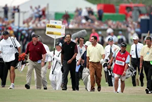 Woods Prints: Tiger Woods & Jose Maria Olazabal