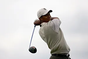 With Caddie Prints: Tiger Woods & Steve Williams