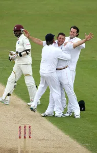 Indies Prints: Tim Bresnan Celebrates Test Win