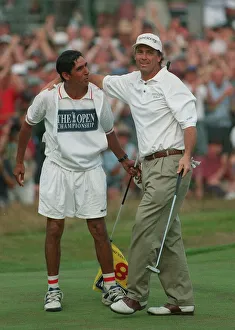 Lehman Prints: Tom Lehman & Caddy Celebrate