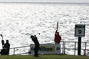 Tom Watson On The 9th Tee